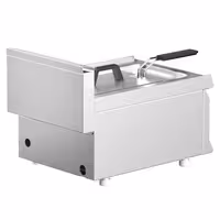 Plinski friteza – 8 litara – 6 kW – s odvodnim slavinom