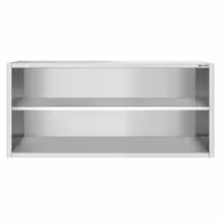 خزانة حائط ستانلس ستيل PREMIUM - 2000x400mm - بدون باب انزلاقي - ارتفاع 800 mm