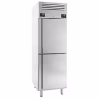Koel-/vriescombinatie RVS - GN 1/1 - GN 2/1 - EN 600x400 - 687mm - 520liter - tot -22°C tot +8°C - met 2 deuren - geforceerde koeling, LED‑verlichting & automatische ontdooiing