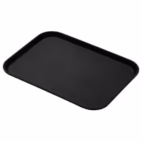 (12 komada) CAMBRO | CAMTREAD® - Pladanj od stakloplastike - Pravokutni - 350x270 mm - Visoki profil - Crna boja