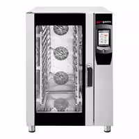 Commercial Electric Combi Oven - Touchscreen Controls - 7" colour touchscreen - 12x GN 1/1 - incl. Automatic washing system & Core temperature probe