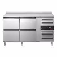Aukstuma galds ECO - 1360x700 mm - 205 l - ar 4 atvilktnēm - Ar apmali