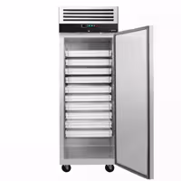 Szafa mroźnicza piekarnicza ECO – stal nierdzewna – EN 600 x 800 – 600 L – z 1 drzwiami