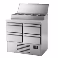 Pripremni rashladni pult Mini - 978x700 mm - 4 ladice - za 5x GN 1/4