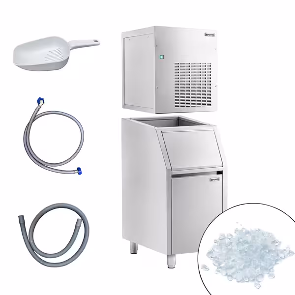 Premium Plus modularni aparat za proizvodnju pahuljastog leda – 155 kg/24, uključujući spremnik za pohranu leda od 100 kg