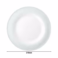 (6 adet) SELTMANN WEIDEN | Tabak - düz - Ø 215 mm - Kutup mavisi
