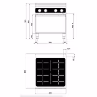 Fourneau à induction - 28kW - Bflex Digital