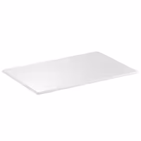 (6 pcs) GN 1/3 Gastronorm Tray - ZERO - Melamine - 325x176mm - Height: 15mm - White