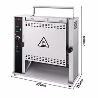 Električni toster za hamburger peciva - Mehaničko - 2,1 kW