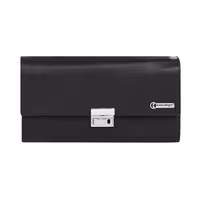 KARLOWSKY | Waiter Wallet – Leather - Black - 18.2 × 12 cm - 6 Note Pockets