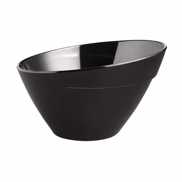 (6 adet) Kase - Melamin - BALANCE - 2,5L - yuvarlak - Ø245mm - Derinlik:150mm - Siyah