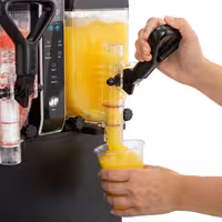 Commercial Slush Machine - 2x 3L - 400W - Digital - Black