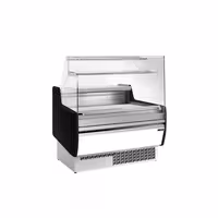 Serve Over Counter - 998x953mm - front panel white - with 1 door - with 1 shelf - capacity 110 litres
