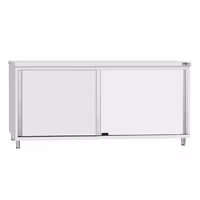 Armário de Trabalho em Aço Inoxidável ECO - 1800x700mm - com portas de correr