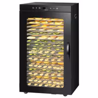 Toidukuivati - 24 restiga - must - 2 kW