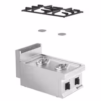 Plinsko kuhalo - 7 kW - 2 plamenika - nadpultni - 400x600x430 mm