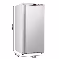 Szafa chłodnicza magazynowa ECO – stal nierdzewna – 600 L – z 1 drzwiami