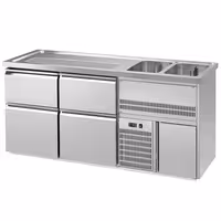 Direct Draw Beer Dispenser / Kegerator PREMIUM PLUS- 1950x700mm - with 4 drawers