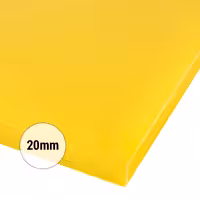 Επιφάνεια Κοπής - 250x400mm - Σύμφωνη με HACCP - Κίτρινη