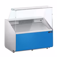 Chladicí pult - 1000 mm - přední panel světle modrý