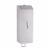 Dispenzer sapuna - s lakatnom polugom - 1000 ml - Nehrđajući čelik (inox) - s zidna montaža, prozor razine, zamjenjivi spremnik, ne kapa i ne curi, robusno i otporno kućište, lako čišćenje