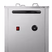 Tallriksdispenser - med värme - 1 kW - med hjul - 2x40 tallrikar