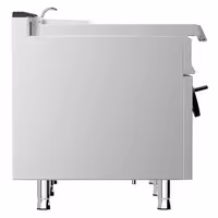 Plinska tava za nagib – 120 litara – 30 kW – s ručnom radilicom i priključkom za vodu