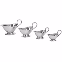 (6 pcs) Gravy Boat PROFI - Stainless steel 18/8 - 0.4 litres - 225x105x135mm