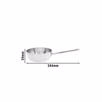 DEMEYERE | APOLLO 7 - Stekpanna - konisk - Ø 160mm - rostfritt stål
