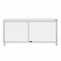 Armário de Trabalho em Aço Inoxidável ECO - 1800x700mm - com portas de correr