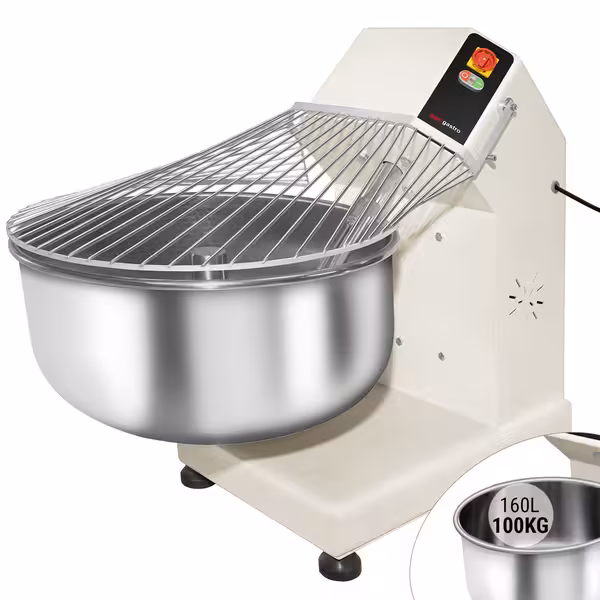Commercial Dough Mixer - 160L / 100kg - Fixed Head & Bowl - 400V 3‑Phase