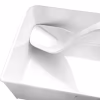 (6 pcs) Serving Spoon PREMIUM - Length: 265mm - Melamine - White
