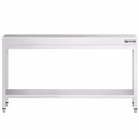 Rozsdamentes acél munkaasztal PREMIUM - 2000x700 mm - alsó polccal