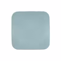 (6 pcs) SELTMANN WEIDEN | Coupe Side Plates – porcelain – dishwasher-safe – Ø 260 mm – square – turquoise