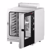 Commercial Electric Combi Oven - Manual Controls - 7x GN 1/1 - incl. Mounting brackets