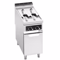 Friggitrice elettrica professionale su mobile - 7+7L - 16kW - controllo elettronico della temperatura - Bflex Digital