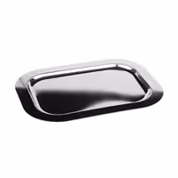 (6 adet) Servis Tepsisi - FINESSE - Paslanmaz Çelik - 420x310mm - Yükseklik: 14mm