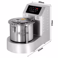 Kuter homogenizator - 15 l - 0,9 kW - 400 V - 750-1500 o/min