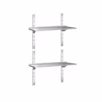 رفوف جدارية PREMIUM - 1200x400mm - مع 2 رفوف