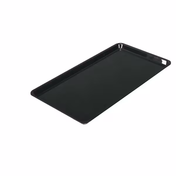 Rechteckige Präsentationsplatte - Kunststoff - 600x400x20mm - Schwarz