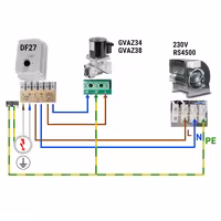 Centrifugalni ventilator 4500 m³/h - za zidne nape