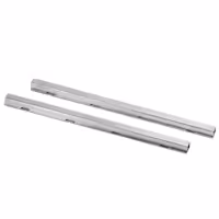 (2 szt.) Półka kratowa - plastikowana - GN 1/1 - 530x325mm - Długość: 550mm - komplet na 1 półkę - w zestawie: 2 pary szyn ze stali nierdzewnej - kompatybilny z BGI, KGI, KTBI, KTI, POI, PZI, ZEI, TGI, TKI, ZTI