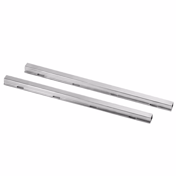 (2 szt.) Półka kratowa - plastikowana - GN 1/1 - 530x325mm - Długość: 550mm - komplet na 1 półkę - w zestawie: 2 pary szyn ze stali nierdzewnej - kompatybilny z BGI, KGI, KTBI, KTI, POI, PZI, ZEI, TGI, TKI, ZTI