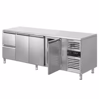 ECO rashladni pult – 2230 x 700 mm – s 3 vrata – 2 ladice