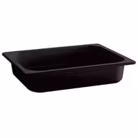 (6 pcs) Melamine Gastronorm Tray GN 1/2 - ECO - Black - 3.4L - Depth: 65mm