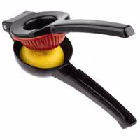 (6 adet) Limon & Lime Sıkacağı - 2 Sıkma Konili - Siyah - Uzunluk: 220mm - Döküm Alüminyum