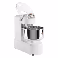 Pekarska spiralna miješalica za tijesto - 131 l / 80 kg - 2 brzine - s fiksnom posudom - s timerom - 400 V - za pizzu i kruh