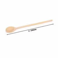 Łyżka kuchenna – owalna – drewno – długość: 240 mm