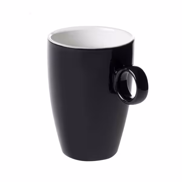 (6 adet) BART COLOUR CAFE - Kahve Fincanı - 230ml - Siyah