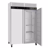 Zamrzivač nehrđajući čelik (inox) ECO - 1340 mm - 1200 l - od -22 °C do -18 °C - s 2 vrata - ventilirano hlađenje, automatsko odmrzavanje